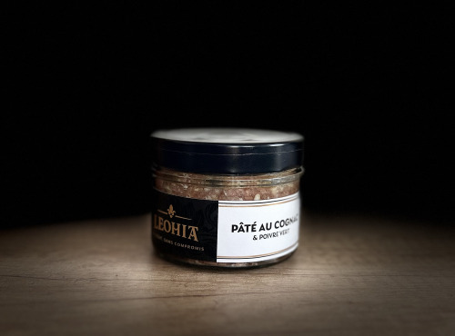 Leohia - Pâté au Cognac et Poivre vert 190g