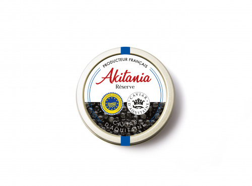 Akitania, Caviar d'Aquitaine - IGP Akitania caviar d'Aquitaine 50G Réserve