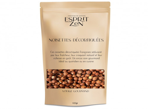 Esprit Zen - Noisettes Décortiquées - Sachet de 400g  refermable