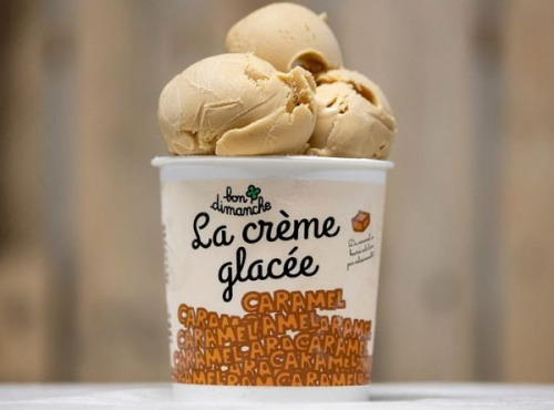 Bon Dimanche - Crème Glacée Caramel Beurre Salé Bio 2,5L