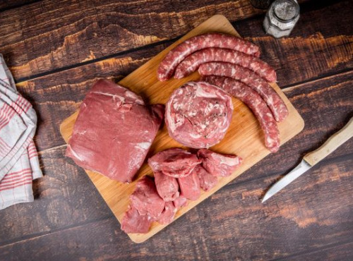 La Ferme du Mas Laborie - Colis de viande de jeune bovin Aubrac - 6 kg