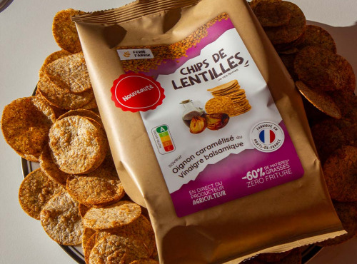 Ferme Joos - Chips de lentilles Oignon caramélisé vinaigre balsamique - 75g