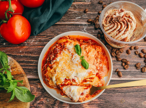 Saveurs Italiennes - Menu Italien : Lasagnes et tiramisu - 1pers