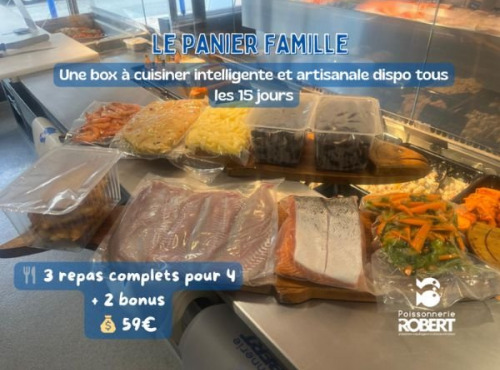 Poissonnerie Robert - Panier repas Famille