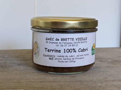 Gaec de Brette Vieille - Terrine 100% cabri - 200g