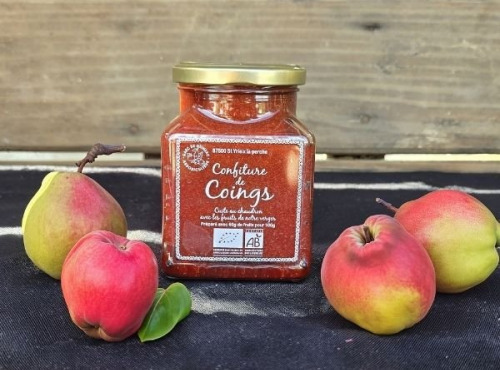 Le verger bio de Quinsac - Confiture de coing 330gr BIO
