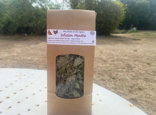 Des Poules et des Vignes à Bourgueil - Infusion Menthe