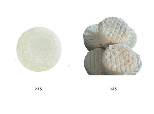La Ferme du Val Vermand - Fromage de chèvre x50 : frais 25 et demi-affinés 25