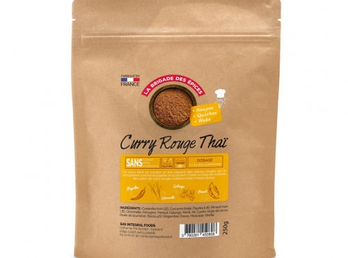 La Brigade des Epices - Curry Rouge Thaï - Piquant - sachet kraft 250g