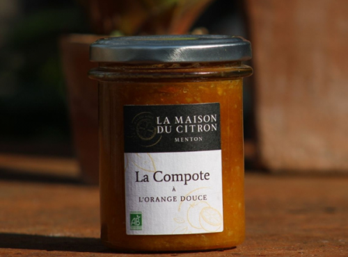 Maison Gannac - Compote Bio à l'orange douce 170g