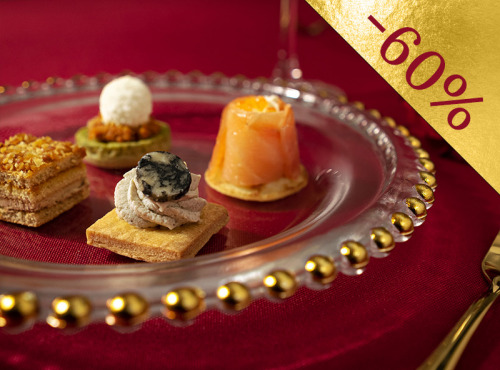 La Boutique Saveurs Cristal - PROMO - Apéritif - 20 bouchées traiteur salées (DATE COURTE: 23/01/2023) - Plateau Pluton