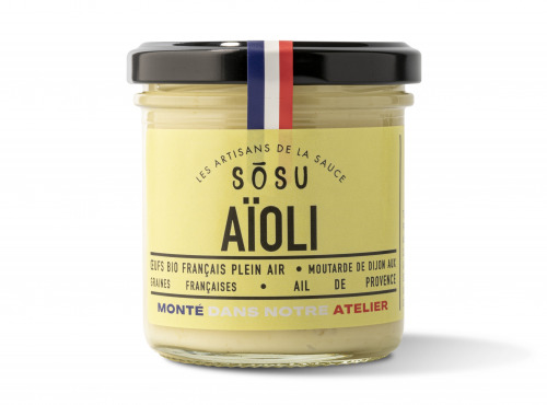 SÒSU, les Artisans de la Sauce - Aïoli lot de 9 x140g