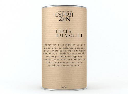 Esprit Zen - Épices Ratatouille - Boite de  200g