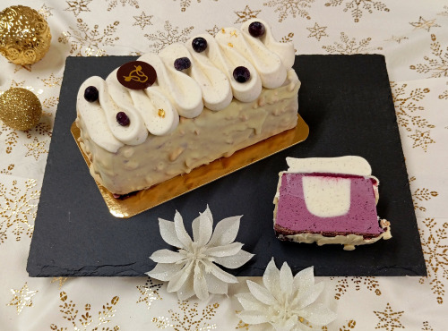 Myrtilles du Trimoulet - Bûche glacée "Blueberry" 6-8 parts