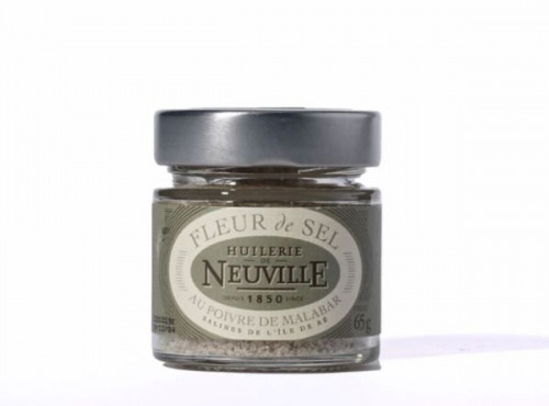 Huilerie de Neuville - Fleur de Sel au Poivre de Malabar