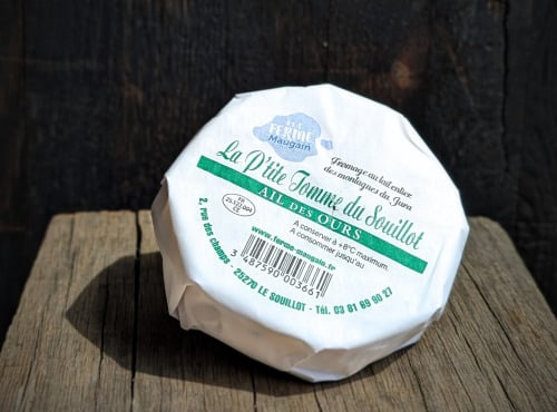 Elevage de Cochons en Forêt et Produits du Terroir Jurassien - NOUVEAU - La P'tite tomme du Souillot - Ail des Ours