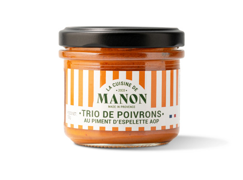 SÒSU, les Artisans de la Sauce - TRIO DE POIVRONS AU PIMENT D’ESPELETTE AOP