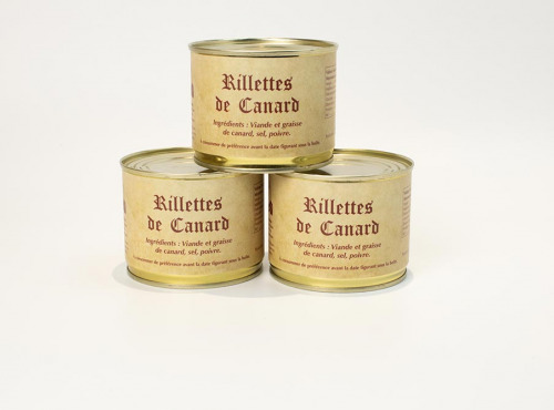 Domaine de Favard - Lot de 3 Rillettes de Canard 200g