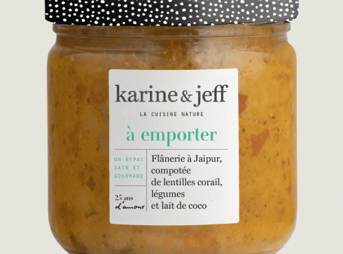 Karine & Jeff - Lentilles corail, légumes et lait de coco 6x350g
