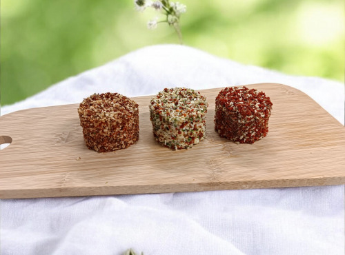 Ferme de L'Or Blanc - Lot de 3 Crottin aromatisé : Le Pack Soleil