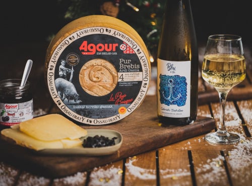 Maison Agour - Coffret dégustation Ossau-Iraty AOP X Txakoli de Getaria