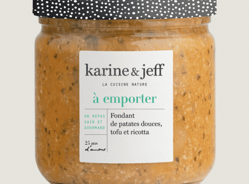 Karine & Jeff - Fondant de patates douces, tofu et ricotta 6x360g