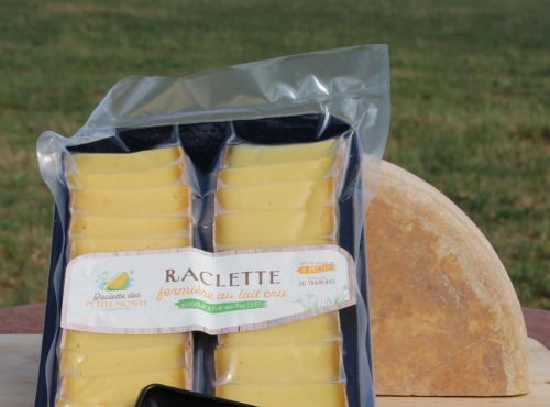 Ferme des Petits Monts - Plateaux Raclette fermière et BIO  - 600g Authentique + 600g Gourmets 1,2kg