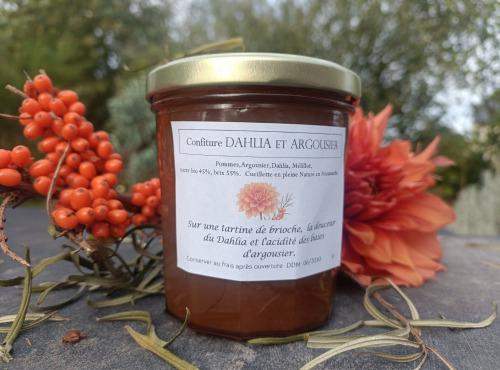 Rébecca les Jolies Fleurs - Confiture Dahlia Argousier