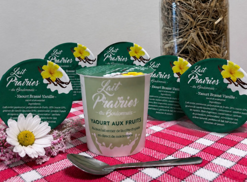 Lait Prairies du Boulonnais - Yaourt brassé Vanille - 6 x 125g