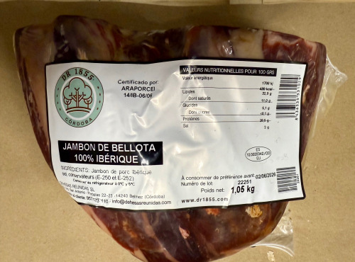L’Oliveraie du Coudon - JAMBON PATANEGRA DE BELLOTA 100% IBERIQUE