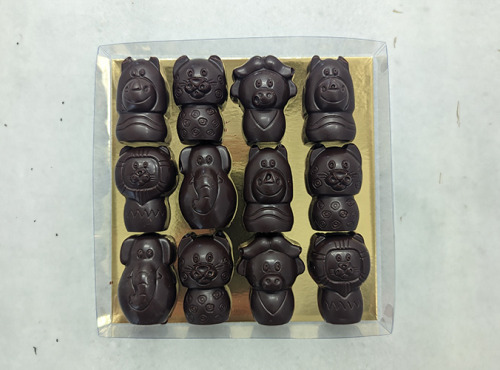 Acaoyer - Chocolats Minis animaux Praliné