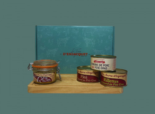 La ferme d'Enjacquet - Coffret Foie Gras & Charcuteries Fermières - Le goût authentique du Gers x 10