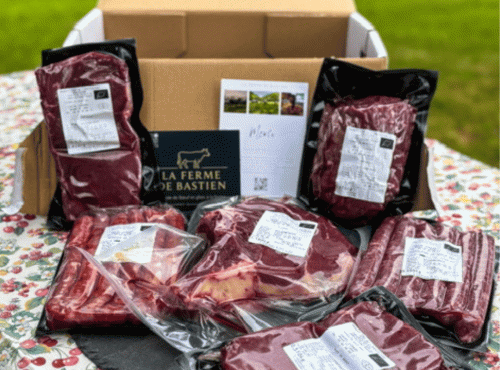 La Ferme de Bastien - [Précommande] Colis de viande de bœuf de race bazadaise BIO "Le Grill" 10kg