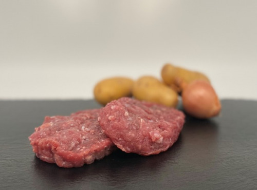 La Ferme d'Autrac - [Précommande] Préparation Hachée Assaisonnée Veau BIO, 8 x 125G