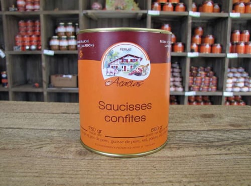 Ferme les Acacias - Saucisses Confites