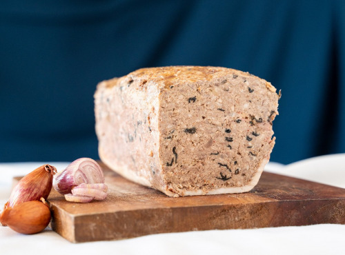 Nemrod - Terrine fraîche de sanglier aux échalotes confites et trompettes de la mort