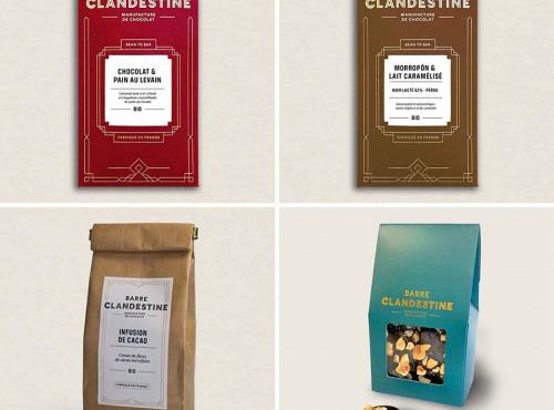 Barre Clandestine - Sélection fête des mères : tablettes, infusion et palet de chocolat