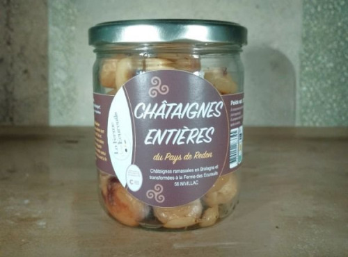 La Ferme des Ecureuils - Chataignes entières Bio – 250g