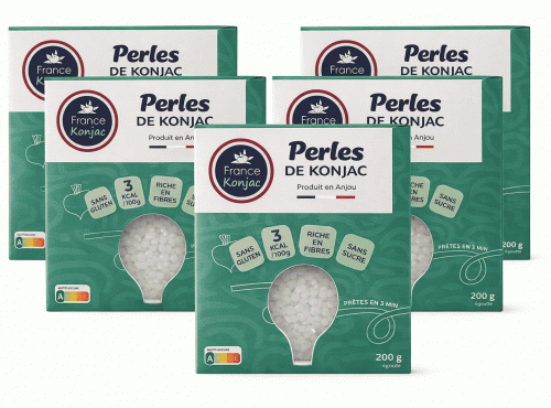 France-Konjac - Perles de konjac- lot de 30