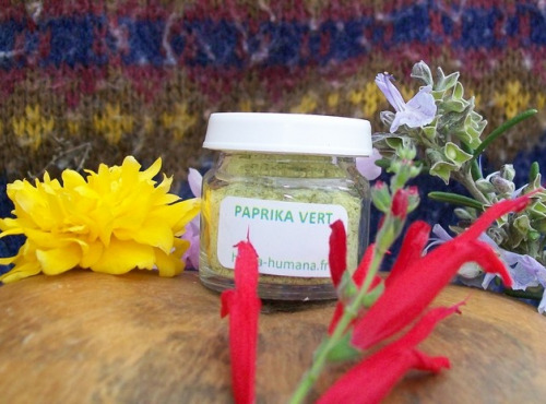 HERBA HUMANA - Paprika Vert Cultivé en France 3g