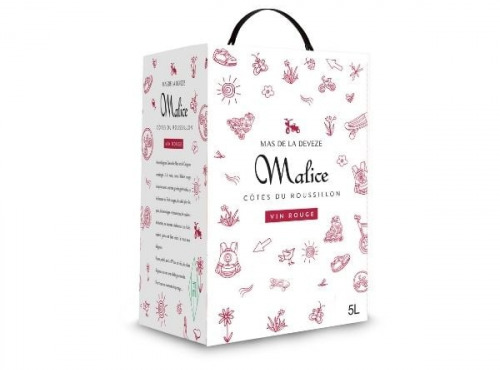 Mas De La Devèze - Côte du Roussillon AOP - Malice Rouge - BIB de 5 L