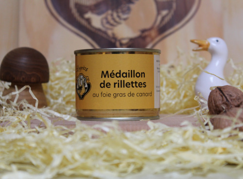 Lagreze Foie Gras - Le Médaillon de Rillettes au Foie Gras 25%
