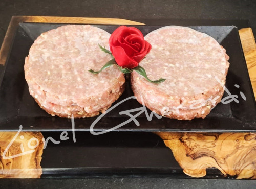 Boucherie Charcuterie Traiteur Lionel Ghérardi - Steak Burger de Veau au Pesto x 4