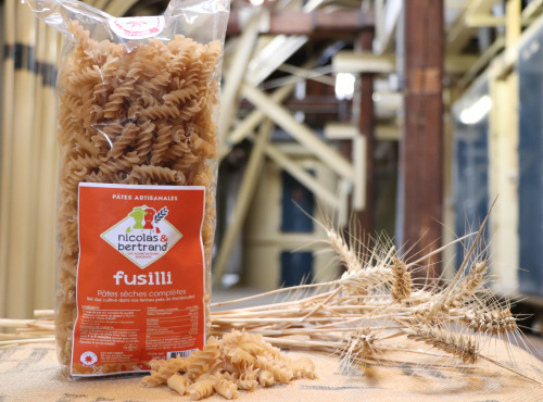 Moulins de Versailles - Pâtes artisanales Fusilli au blé complet - 500g