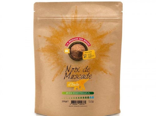 La Brigade des Epices - Noix de muscade en poudre - sachet kraft 250g