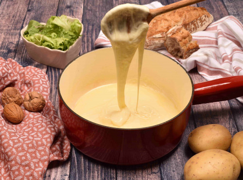 Fromage Gourmet - Coffret Cadeau - Repas Fondue Savoyarde pour 4 personnes