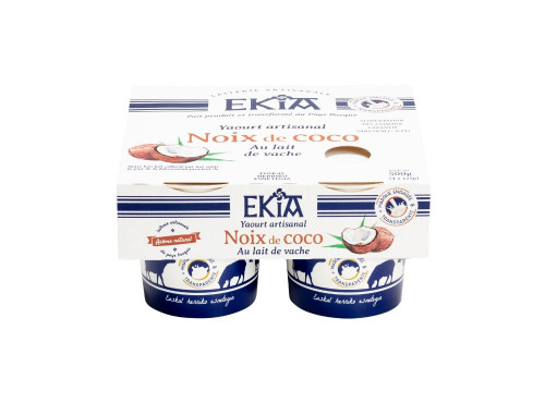 Bastidarra - Ekia - Yaourt Noix de coco 4*125 gr