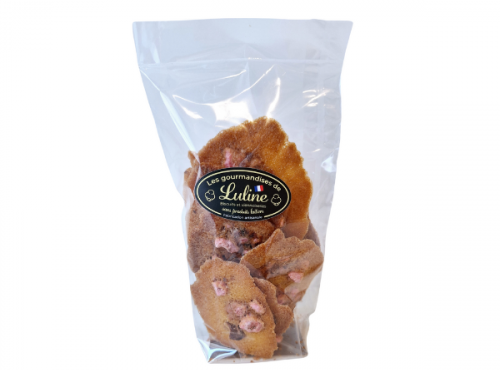Les Gourmandises de Luline - Tuiles aux éclats de pralines sans lactose