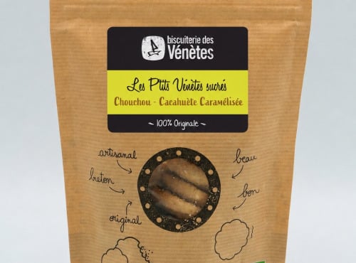 Biscuiterie des Vénètes - P'tits Vénètes chouchou (cacahuète caramélisée)