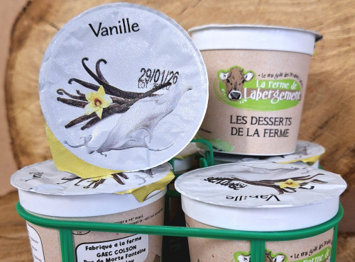 La Ferme de Labergement - Crème dessert Caramel 100 g x 6